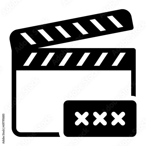 film glyph icon