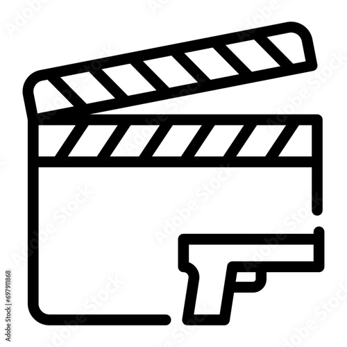 action movie line icon