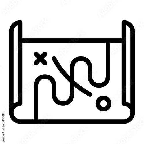adventure line icon