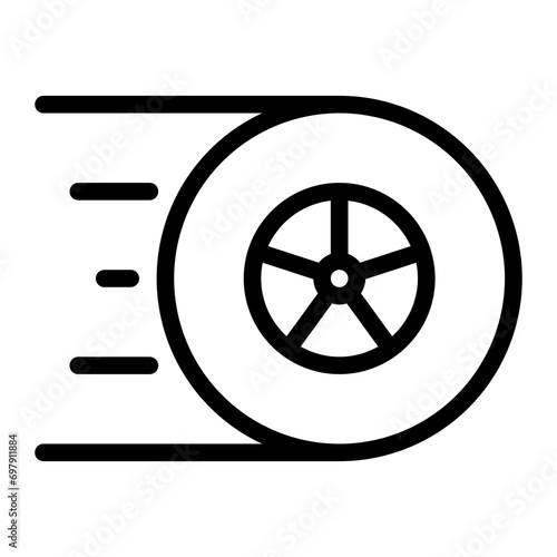 car race line icon