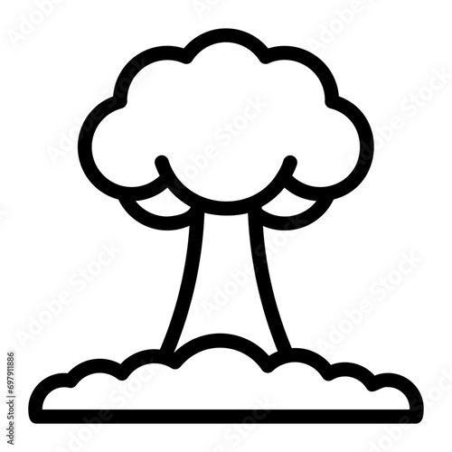 catastrophe line icon