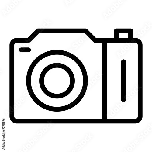 documentary line icon