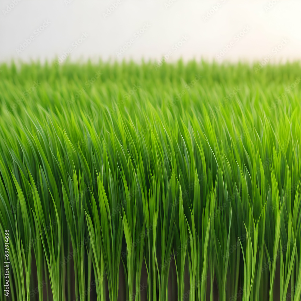 Fototapeta premium Green, Green grass, green rice field, Greenery, Grass field wallpaper, Green Wallpaper, Grass wallpaper, Green Background, Wallpaper, HD wallpaper