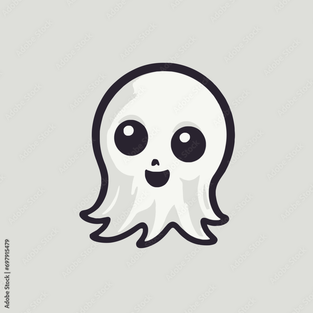 Cute Ghost Logo EPS Format Design Very Cool Cute Ghost Logo EPS Format Design Very Cool