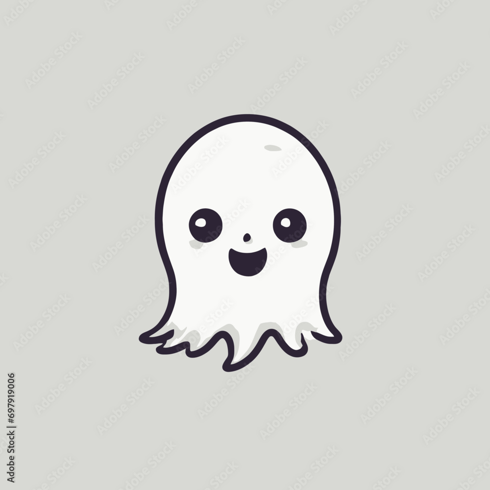 Cute Ghost Logo EPS Format Design Very Cool Cute Ghost Logo EPS Format Design Very Cool