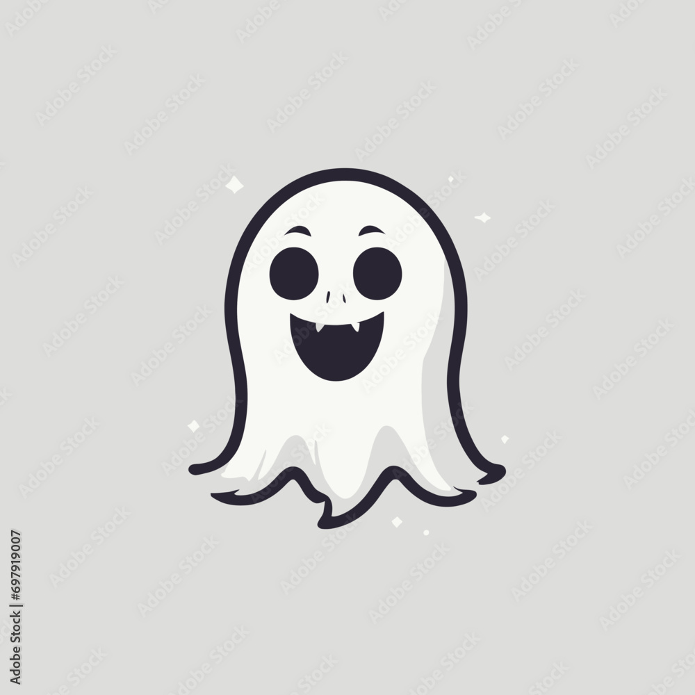 Cute Ghost Logo EPS Format Design Very Cool Cute Ghost Logo EPS Format Design Very Cool
