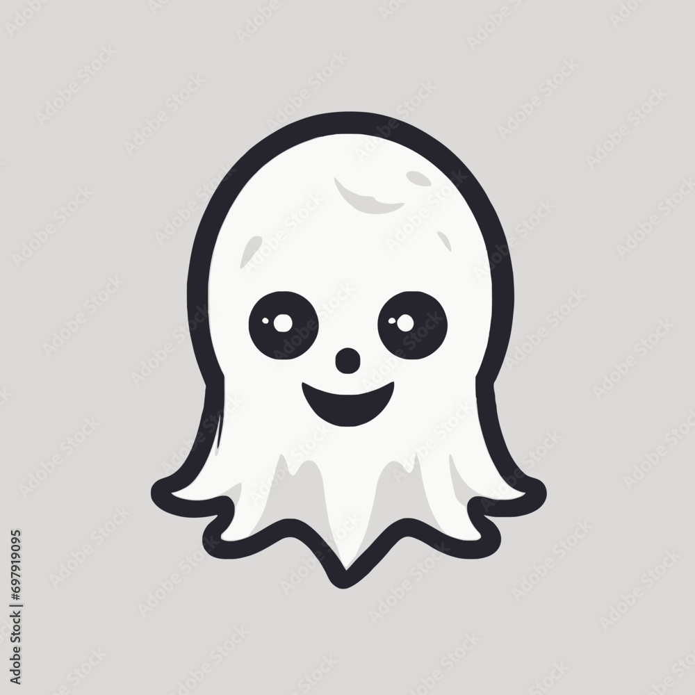 Cute Ghost Logo EPS Format Design Very Cool Cute Ghost Logo EPS Format Design Very Cool