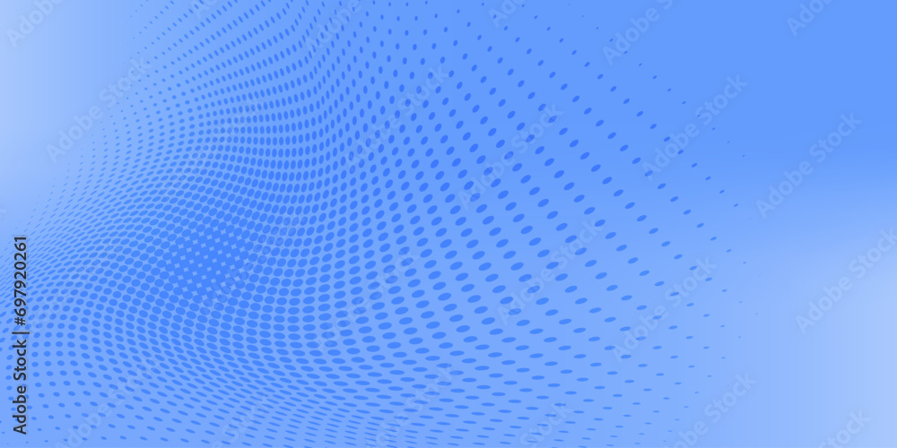 Abstract gradient blue with halftone dots background Abstract gradient blue with halftone dots background