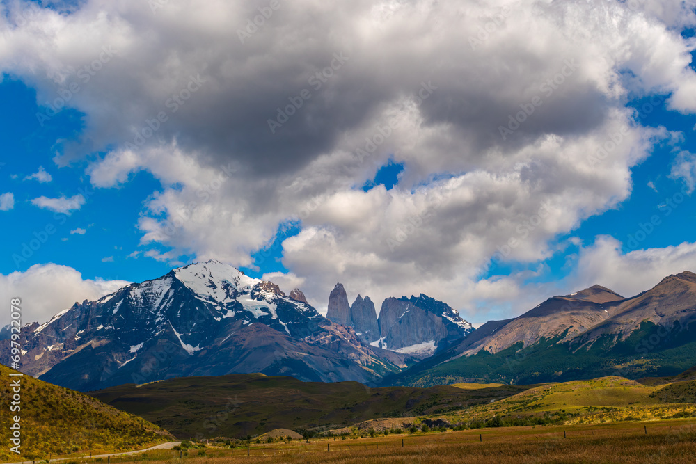 Paine Massif, Torres del Paine National Park, Chile Paine Massif, Torres del Paine National Park, Chile