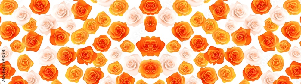 Orange Rose PATTERN background Orange Rose PATTERN background