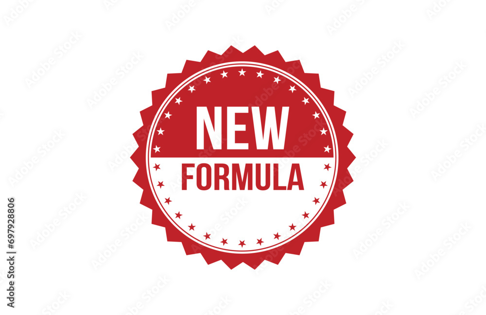 New formula red ribbon label banner. Open available now sign or New formula tag. New formula red ribbon label banner. Open available now sign or New formula tag.