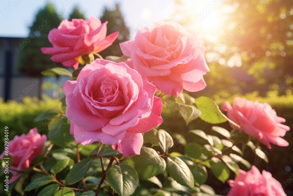 Natures Radiance Pink Rose Buds Close-Up