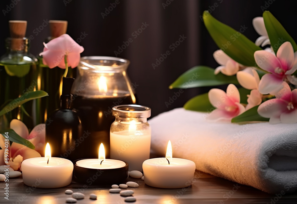 Beautiful spa images with flowers and nature Beautiful spa images with flowers and nature