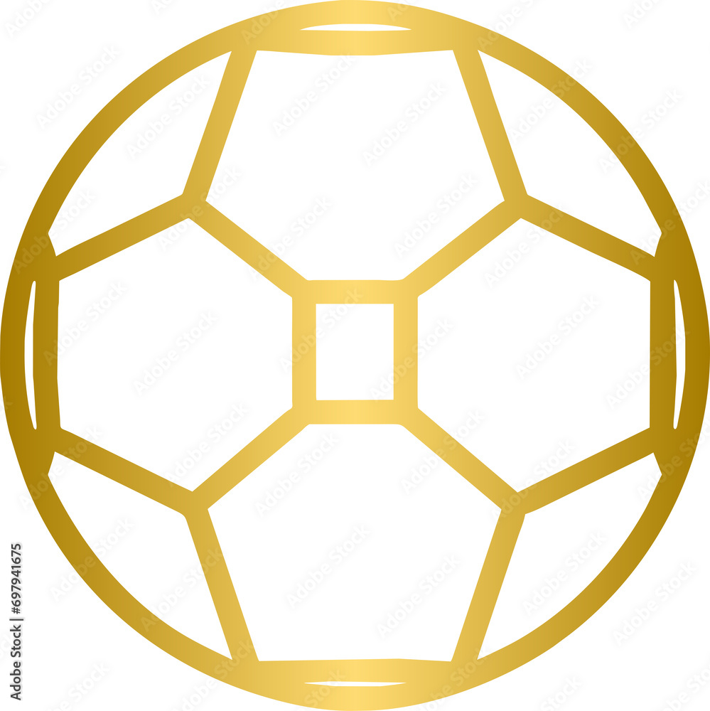 Golden soccer football ball, gold ball, golden ball Golden soccer football ball, gold ball, golden ball