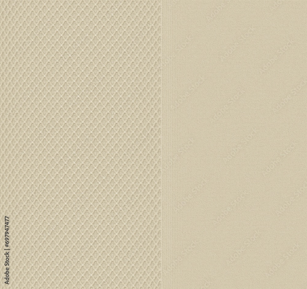 Fototapeta premium Close-up cable knit fabric for sweater.cable swatch.