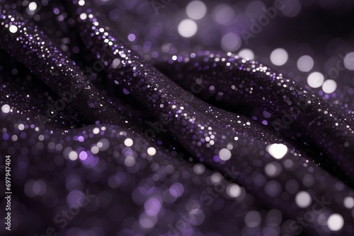 Sparkling Glitter abstract background dark purple saturated color ,de-focused, macro © Dhiandra