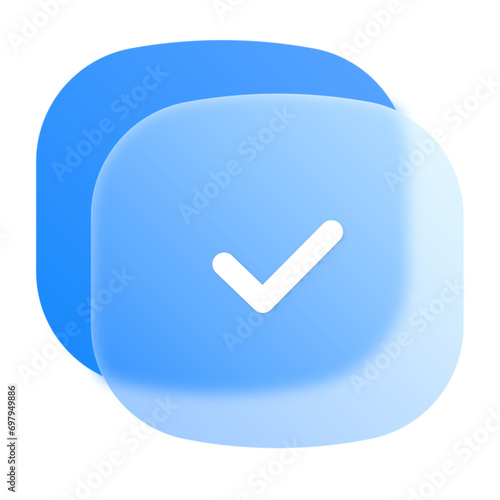 Arrow Checklist Glassmorphism Frosted UI Icon Sign and Symbol Design Illustrator Png Svg	
