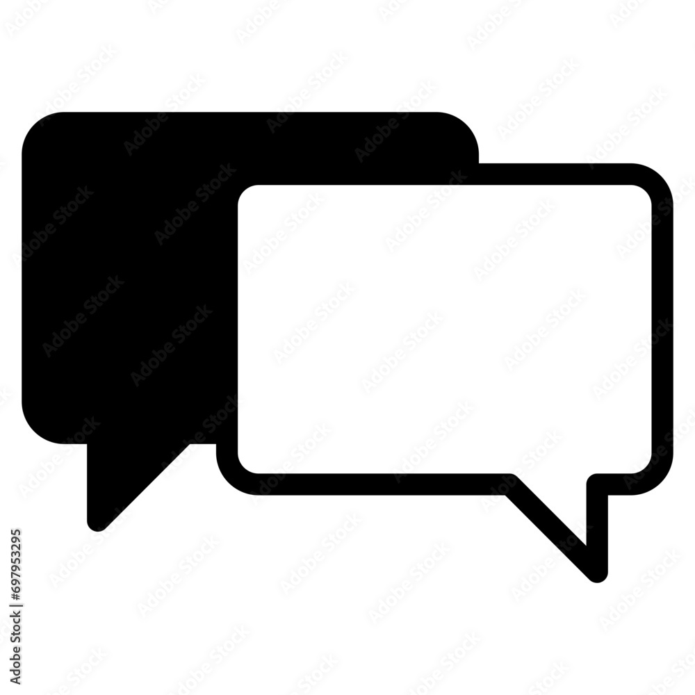 Fototapeta premium dialogue, speech bubble