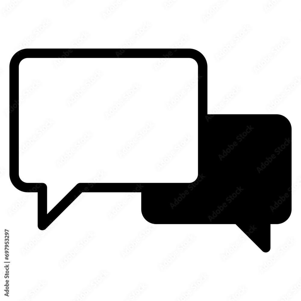 Naklejka premium dialogue, speech bubble