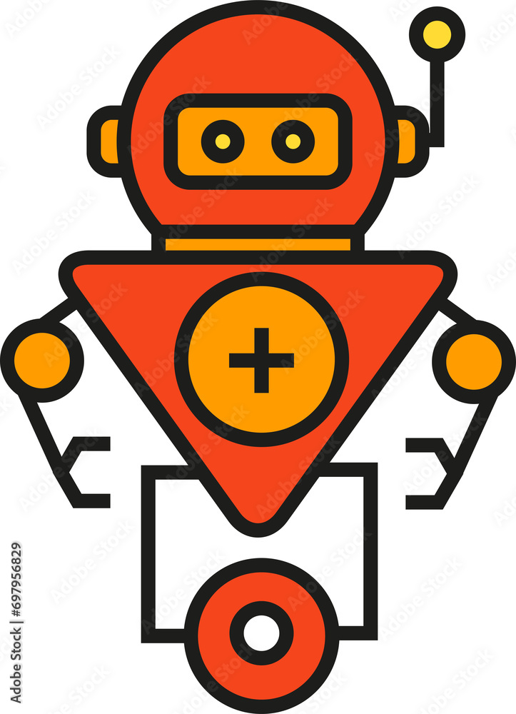 Cartoon Robot Icon
Cartoon Robot Icon