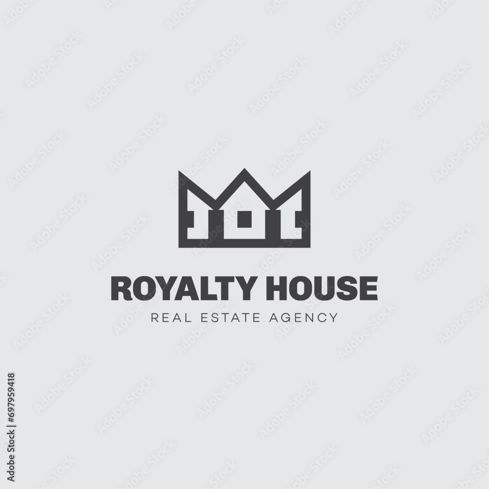 Royalty house logo Royalty house logo