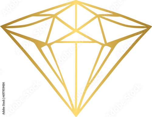 Golden diamond, gold colored diamond 