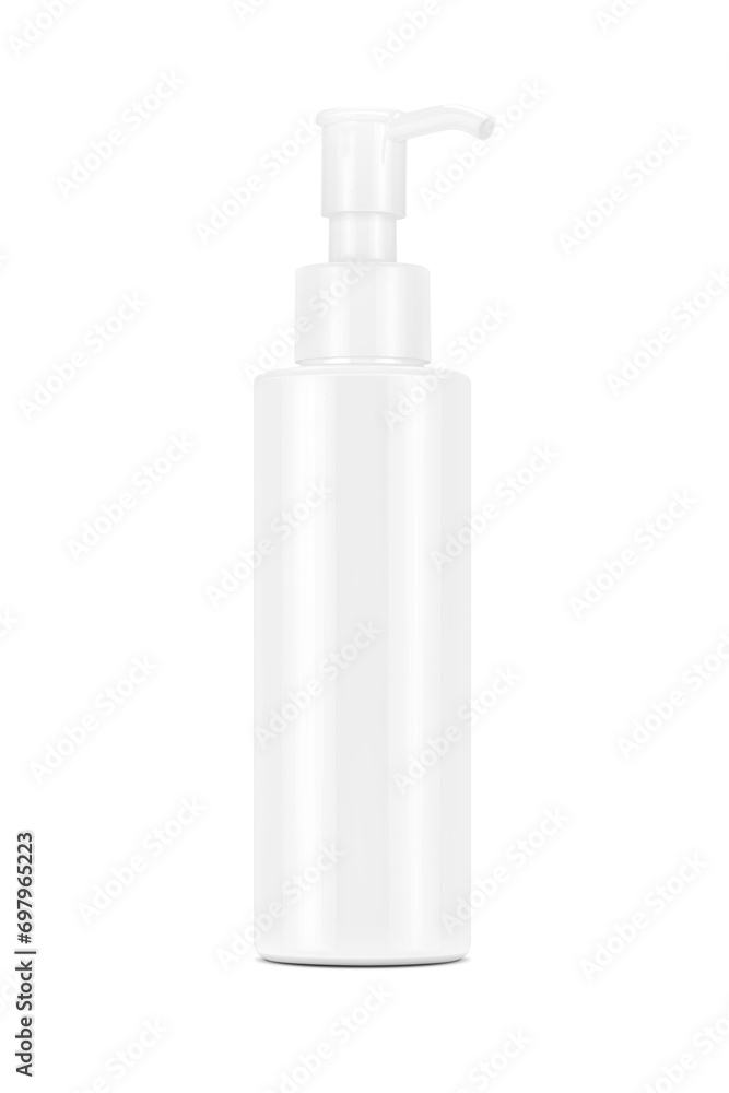 Blank packaging white plastic pump bottle for Alcohol gel hand sanitizer or medical care product design mock-up Blank packaging white plastic pump bottle for Alcohol gel hand sanitizer or medical care product design mock-up
