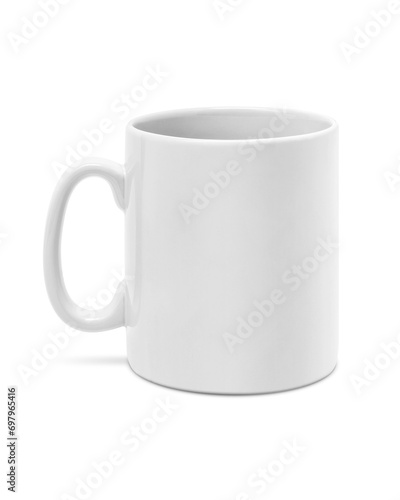 blank white ceramic mug for branding design mock-up