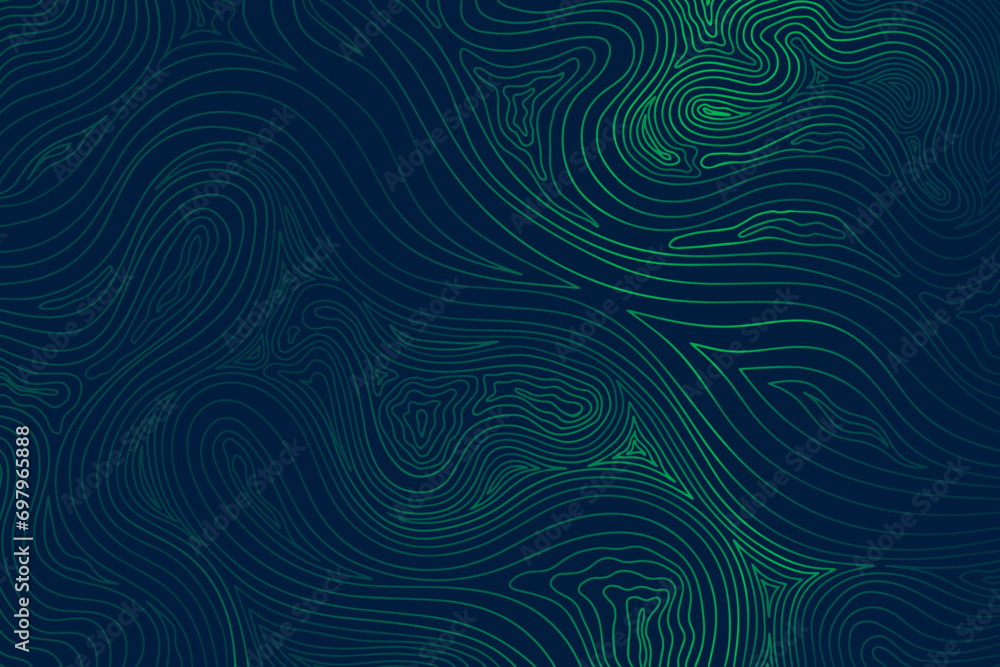 Dark blue abstract background with glowing circular lines. Geometric stripes line design. Modern shiny green lines. Futuristic technology concept. Suit for poster, cover, banner, brochure, website Dark blue abstract background with glowing circular lines. Geometric stripes line design. Modern shiny green lines. Futuristic technology concept. Suit for poster, cover, banner, brochure, website