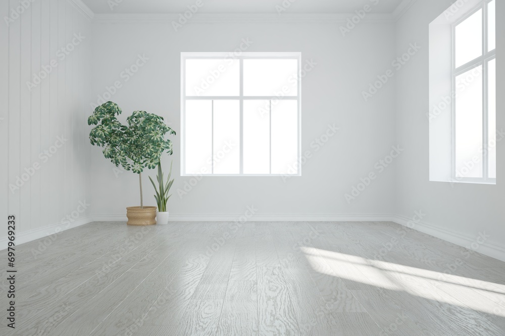 Fototapeta premium Modern interior design. 3D illustration