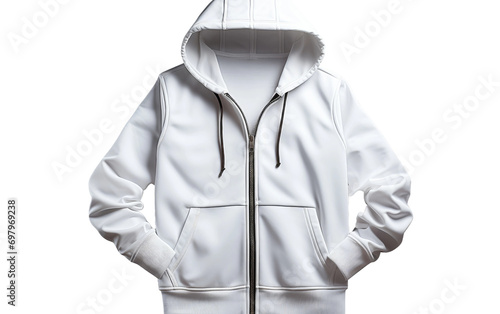 Urban Edge Street Smart Hoodie Vest on White or PNG Transparent Background photo