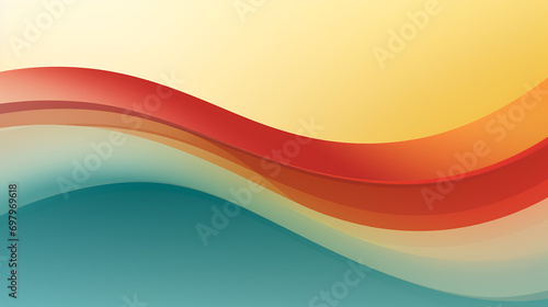 abstract background of a red yellow and green