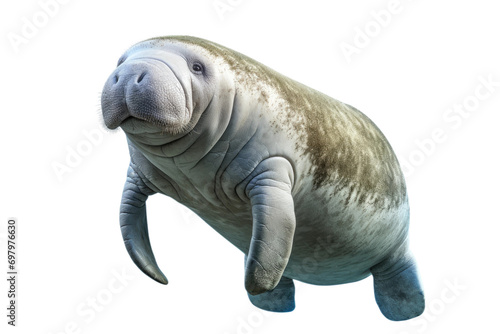 Manatee Specie Isolated On Transparent Background © Yasir