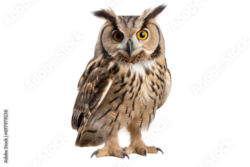 Mystique of Owls Isolated On Transparent Background