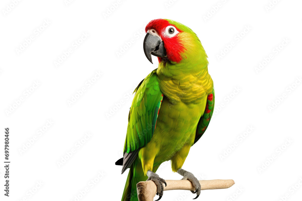 Pet Parrot Isolated On Transparent Background