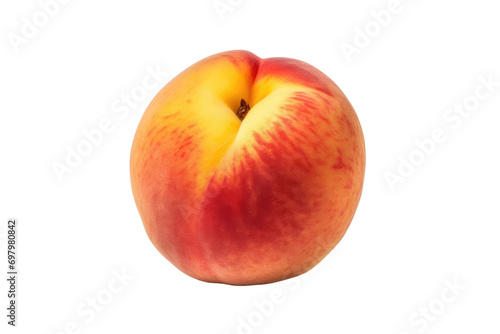 Flavorful Peaches Isolated On Transparent Background