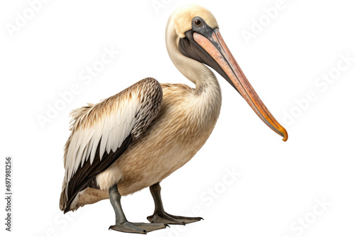 Presence of Pelican Isolated On Transparent Background