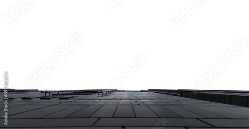 広大な広場の地面　背景透過写真PNG photo