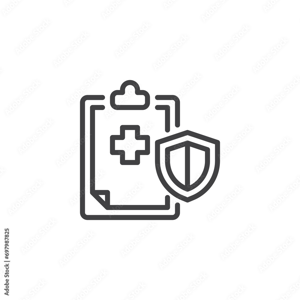 Medical Insurance line icon Medical Insurance line icon