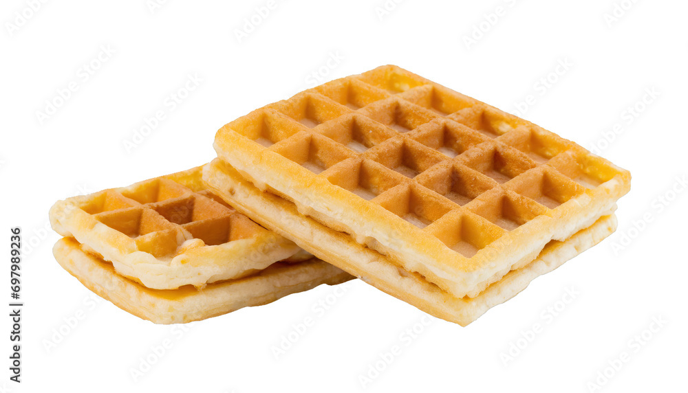 Delicious waffles - isolated on transparent background Delicious waffles - isolated on transparent background