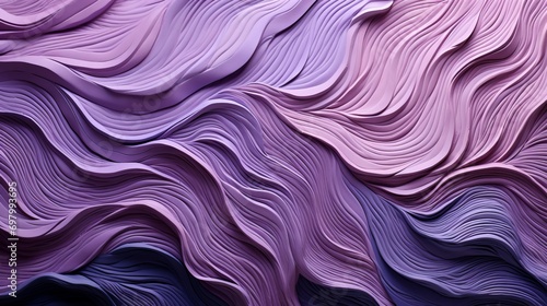Vibrant and fluid digital artwork: purple and blue wavy lines on white background. Curved and flowing, creating a sense of movement and energy