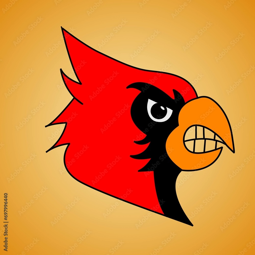 Obraz premium best cardinal logo sign 