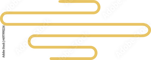 Luxury chinese cloud element vector
