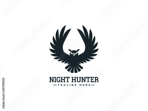 owl logo vector icon illustration, logo template