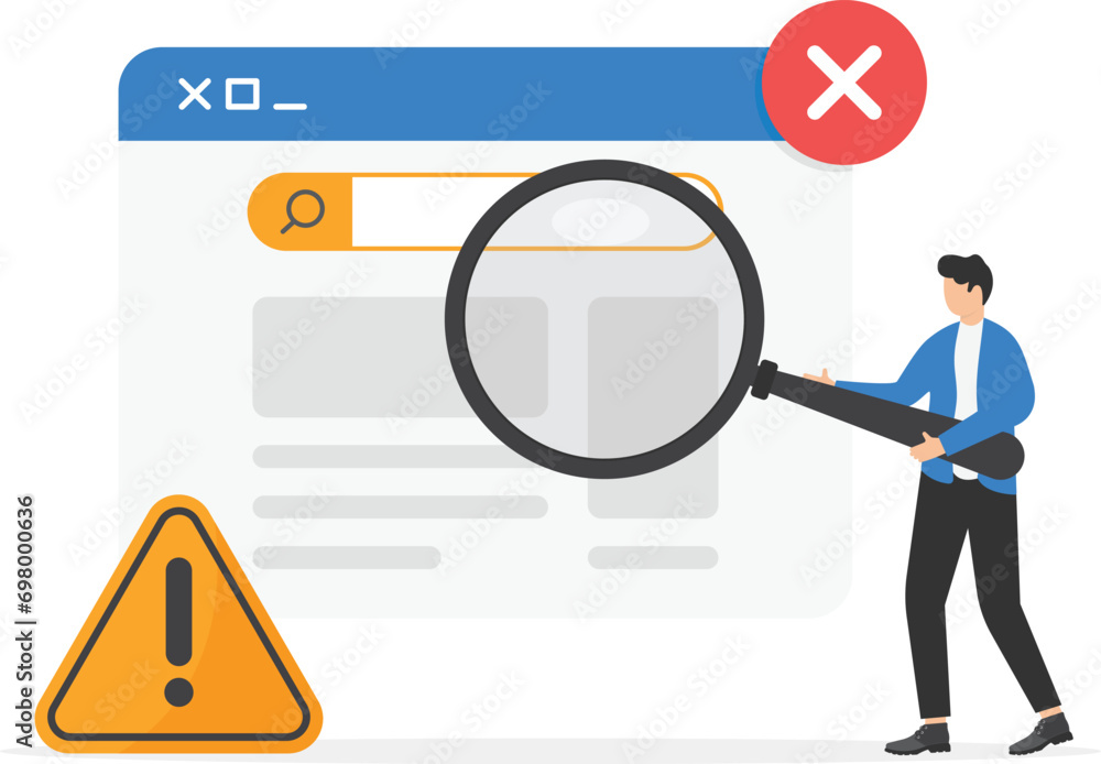 Ταπετσαρία Suspicious and malicious hyperlinks concept, spam url or website address, safe b