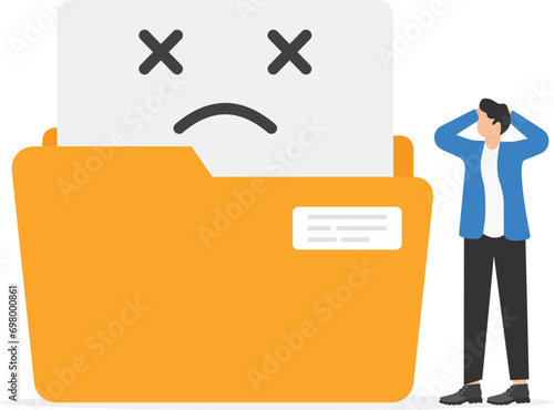 No data found concept. Illustration for websites, landing pages, mobile application, banner and posters.


