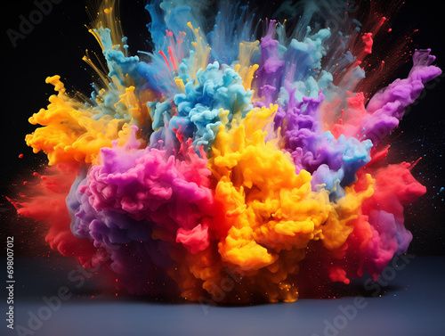Creative Colorful Ink