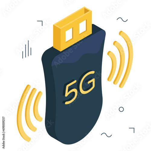 An icon design of smart Usb 

