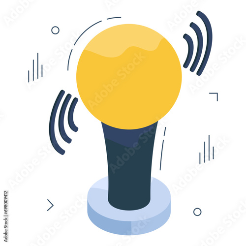 Premium download icon of hotspot tower 

