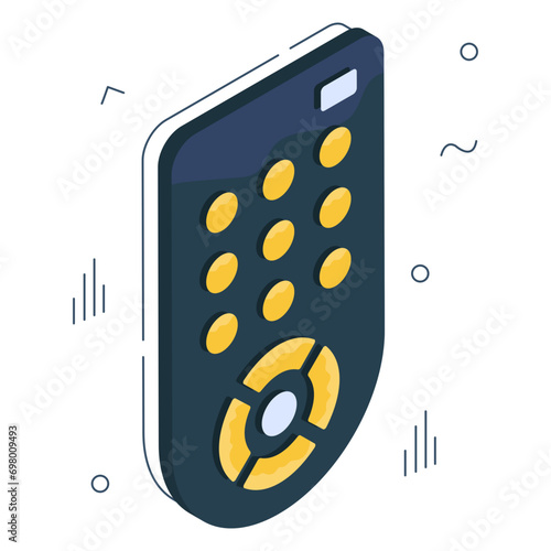 Modern design icon of remote

